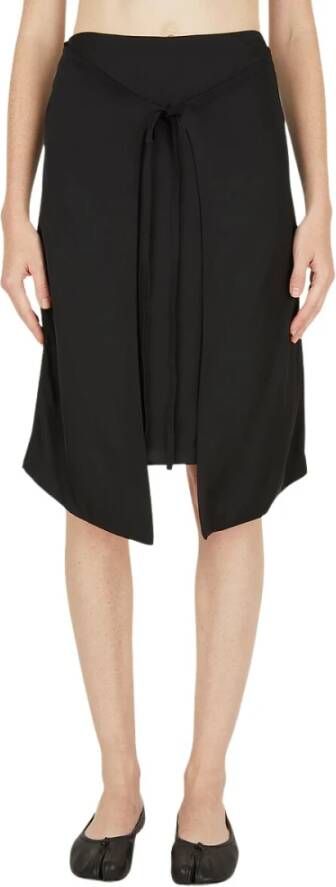 MM6 Maison Margiela Midirokken Zwart Dames