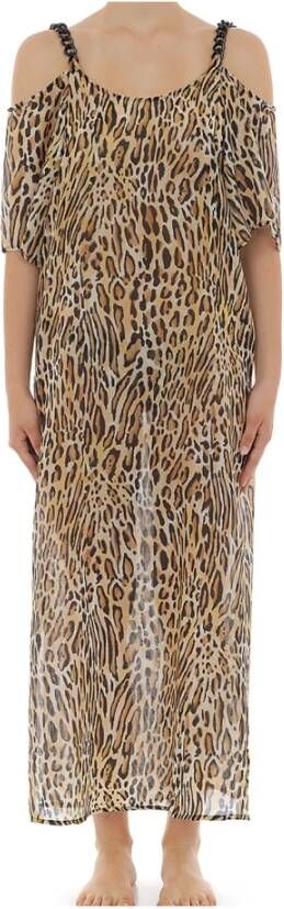 Moschino Maxi kleedjes Bruin Dames