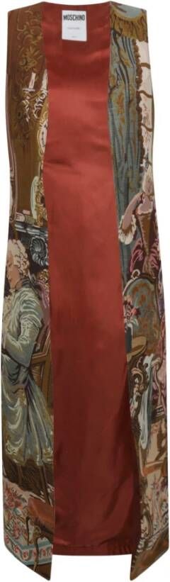 Moschino Maxi kleedjes Bruin Dames