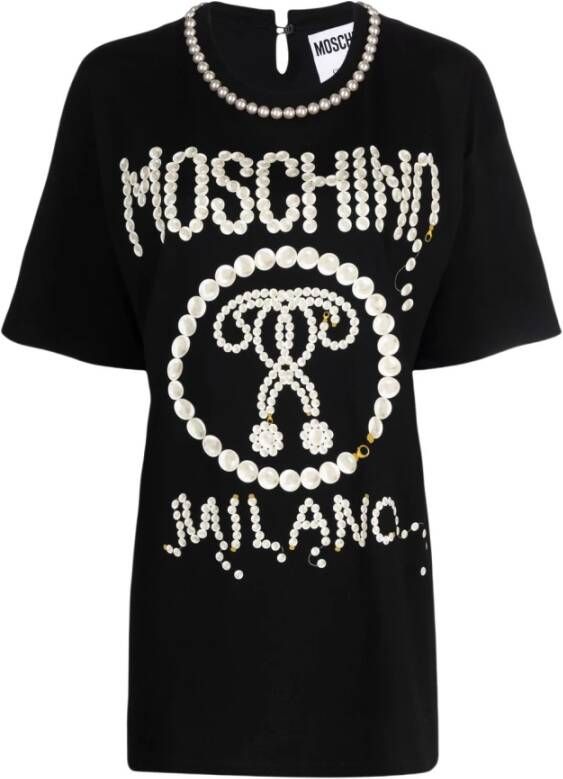 Moschino T shirts Zwart Dames