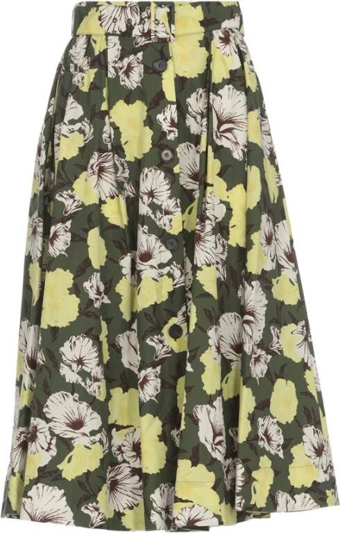 Msgm Midirokken Groen Dames