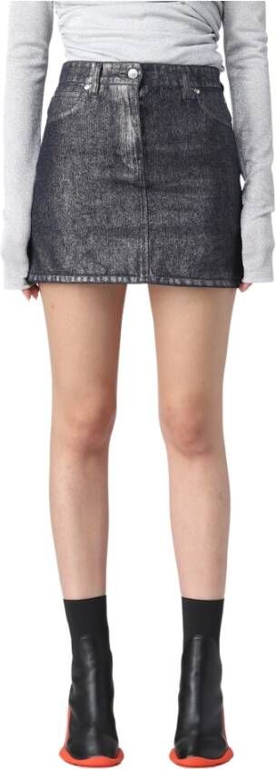 Msgm Spijkerrokken Grijs Dames