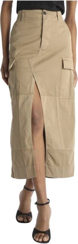 N21 Midirokken Beige Dames