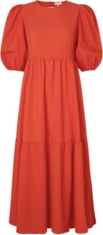 Notes Du Nord Maxi kleedjes Oranje Dames