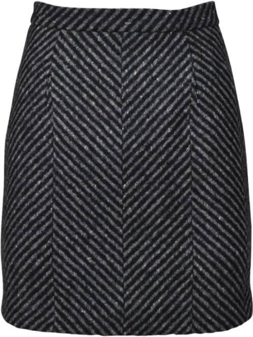 Off White Herringbone skirt , Grijs, Dames