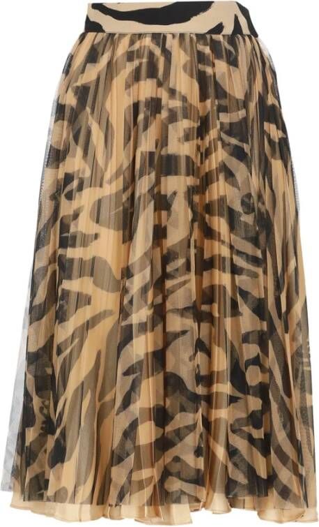 Off White Midirokken Bruin Dames