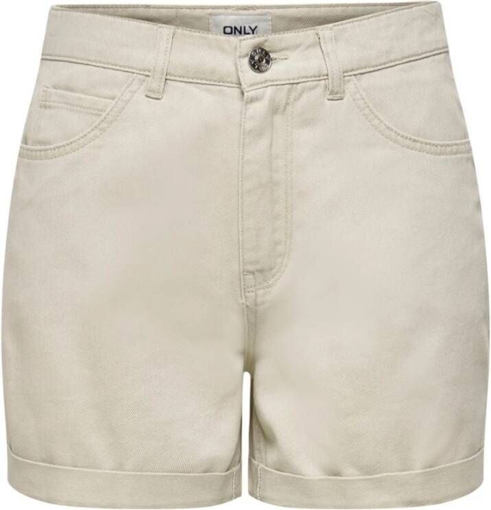 Only Denim shorts Grijs Dames