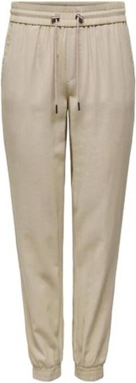 ONLY tapered fit sweatpants ONLKELDA EMERY beige