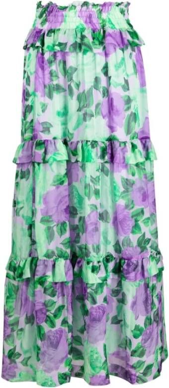 P.a.r.o.s.h. Parosh Skirts Lilac , Paars, Dames