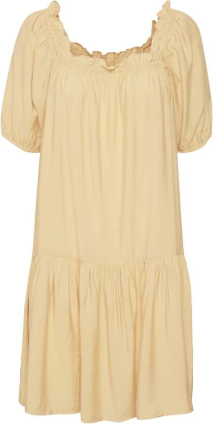 Part Two Casual kleedjes Geel Dames