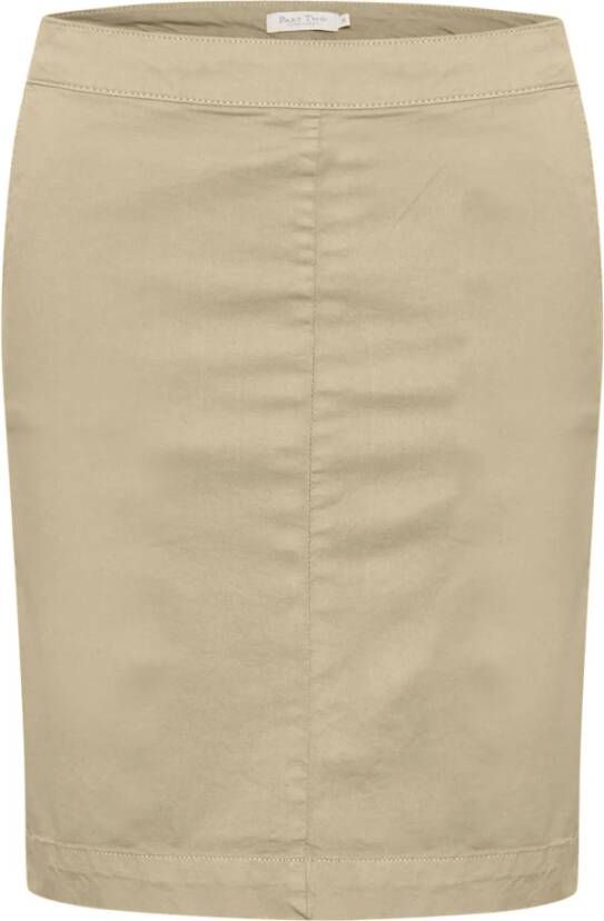 Part Two Sofalapw Skjørt , Beige, Dames