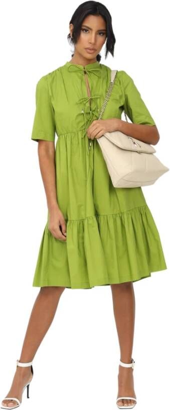 PATRIZIA PEPE Casual kleedjes Groen Dames