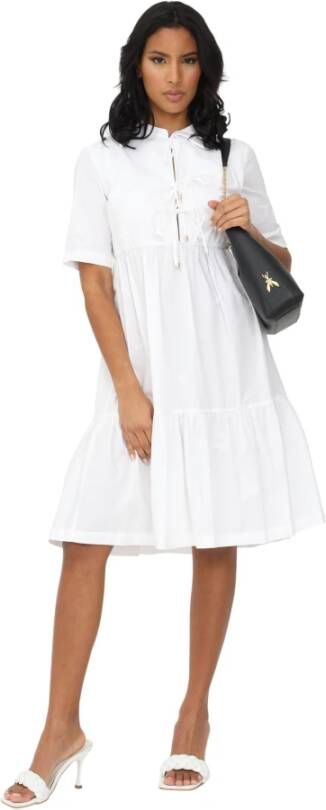 PATRIZIA PEPE Casual kleedjes Wit Dames