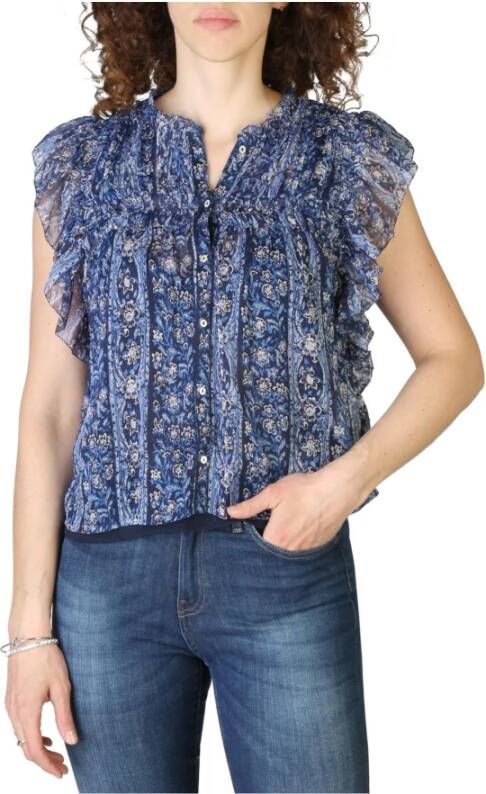 PATRIZIA PEPE Longsleeve shirts Blauw Dames