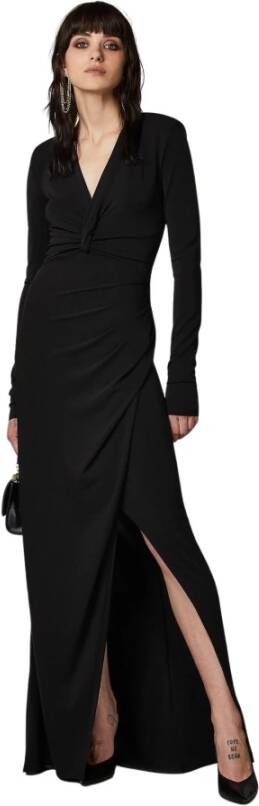 PATRIZIA PEPE Maxi kleedjes Zwart Dames