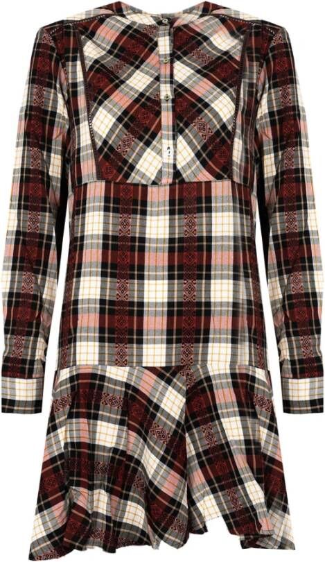 Pepe Jeans Kleedjes Rood Dames