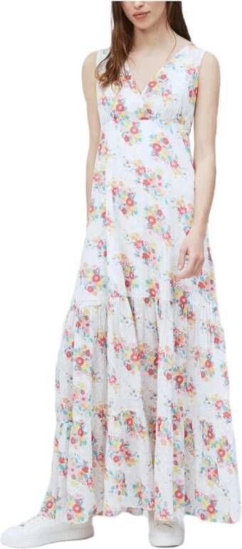 Pepe Jeans Maxi kleedjes Wit Dames