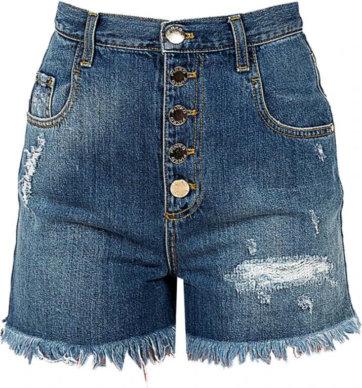pinko Denim shorts Blauw Dames