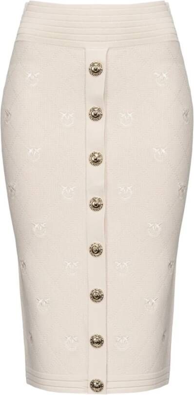 pinko Kokerrokken Beige Dames