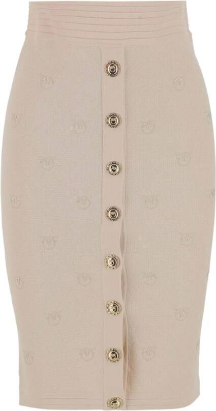 pinko Kokerrokken Beige Dames