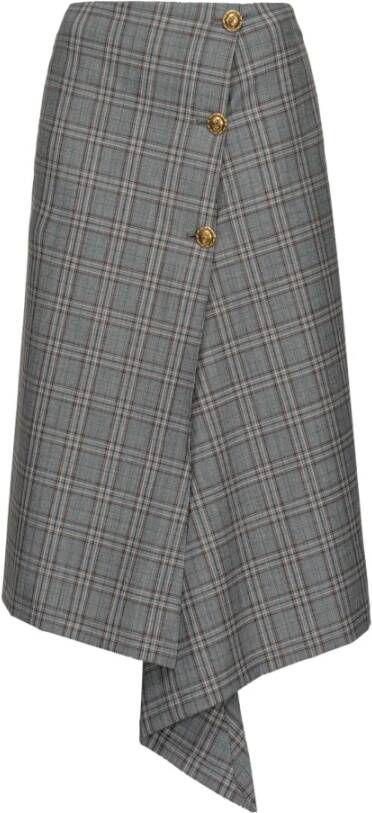 pinko Midirokken Grijs Dames