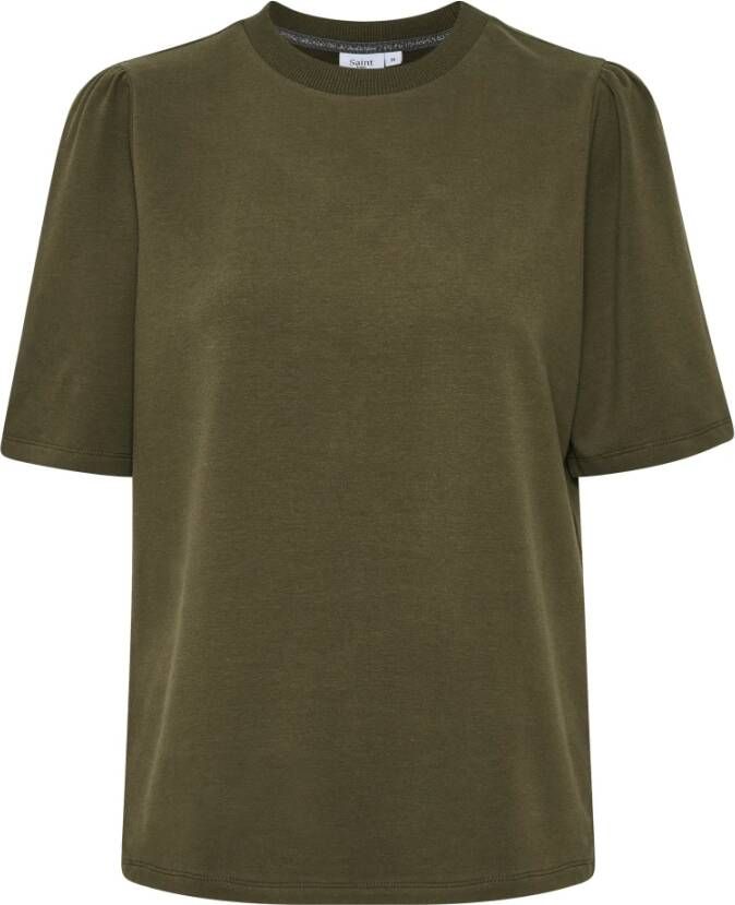 Saint Tropez T shirts Groen Dames
