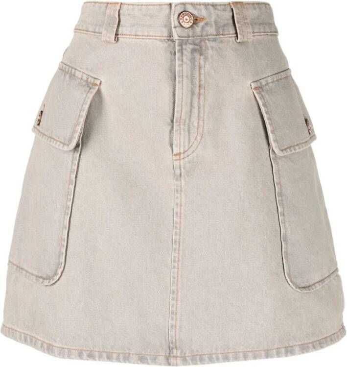 See by Chloé Spijkerrokken Grijs Dames