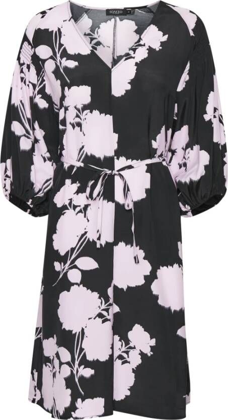 Soaked in Luxury Casual kleedjes Zwart Dames