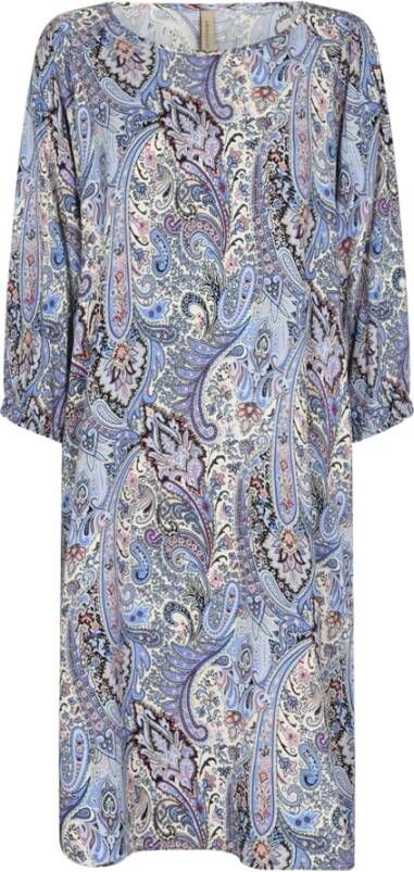 Soyaconcept Maxi kleedjes Blauw Dames