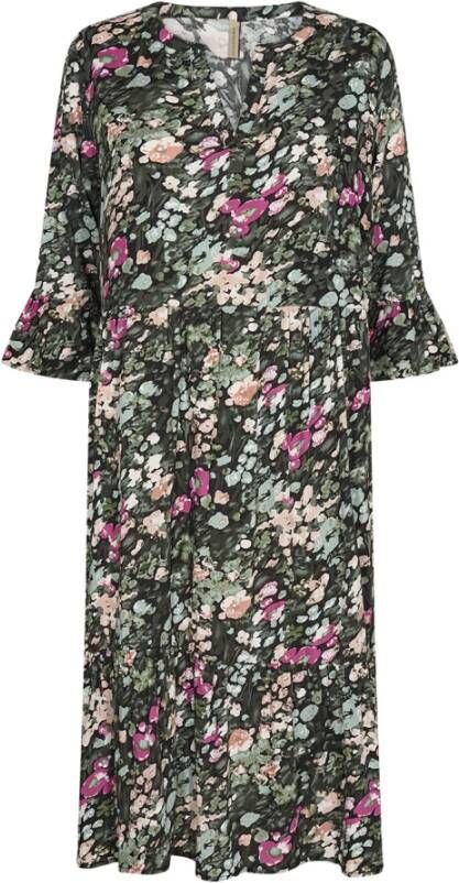 Soyaconcept Maxi kleedjes Groen Dames