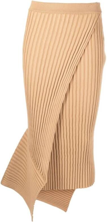 Stella Mccartney Midirokken Beige Dames