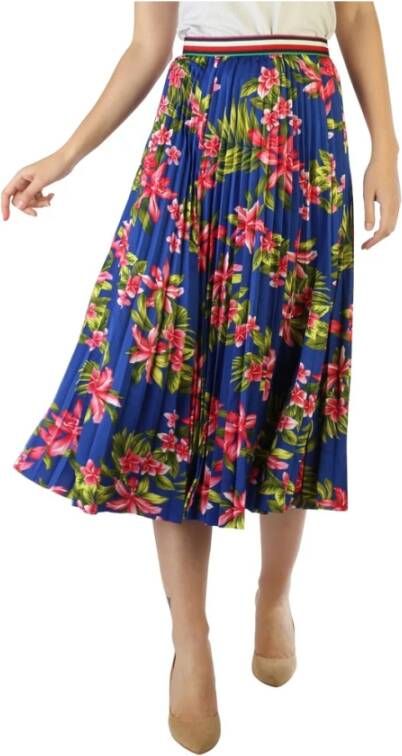Tommy Hilfiger skirt Ww0Ww25657 , Blauw, Dames