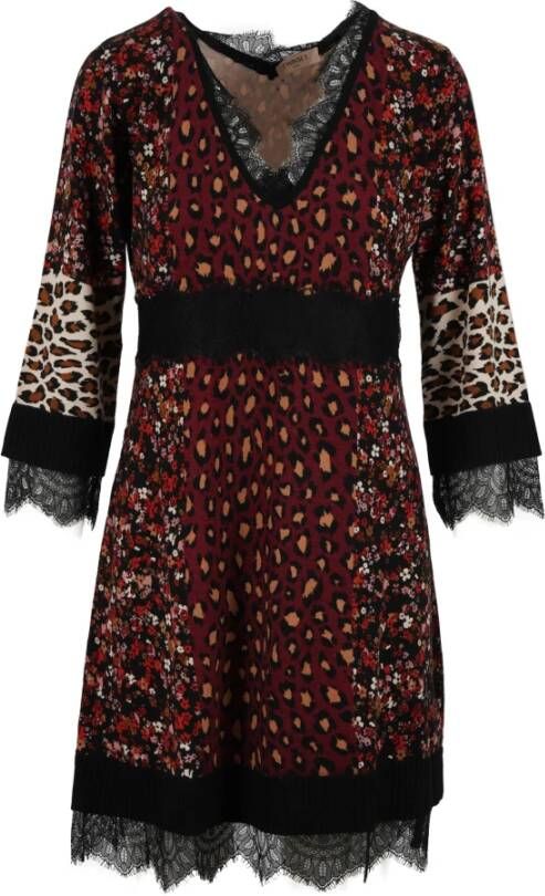 Twinset Casual kleedjes Rood Dames