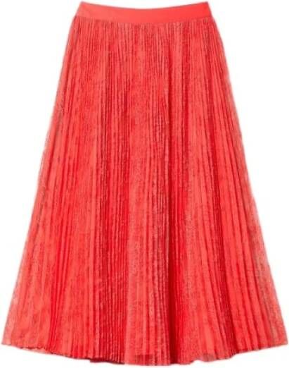 Twinset Midirokken Rood Dames