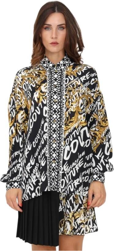 Versace Jeans Couture Longsleeve shirts Geel Dames