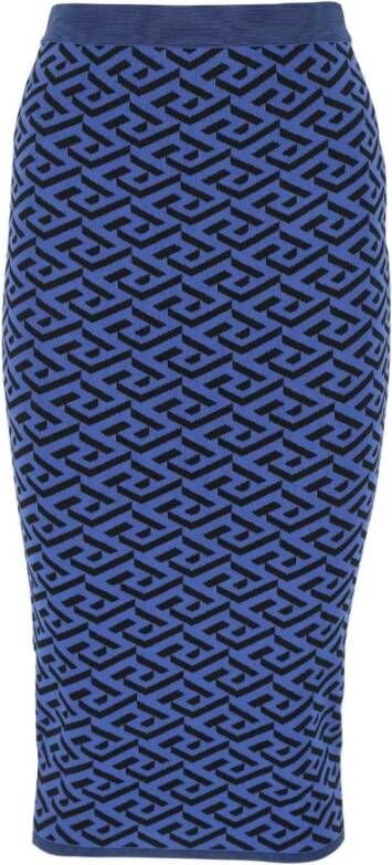 Versace Midirokken Blauw Dames
