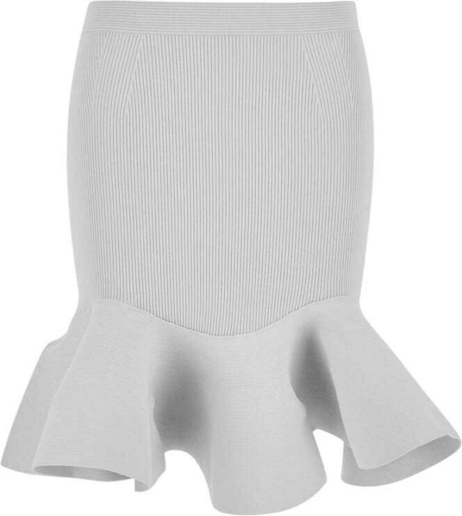 alexander mcqueen Short Skirts , Wit, Dames
