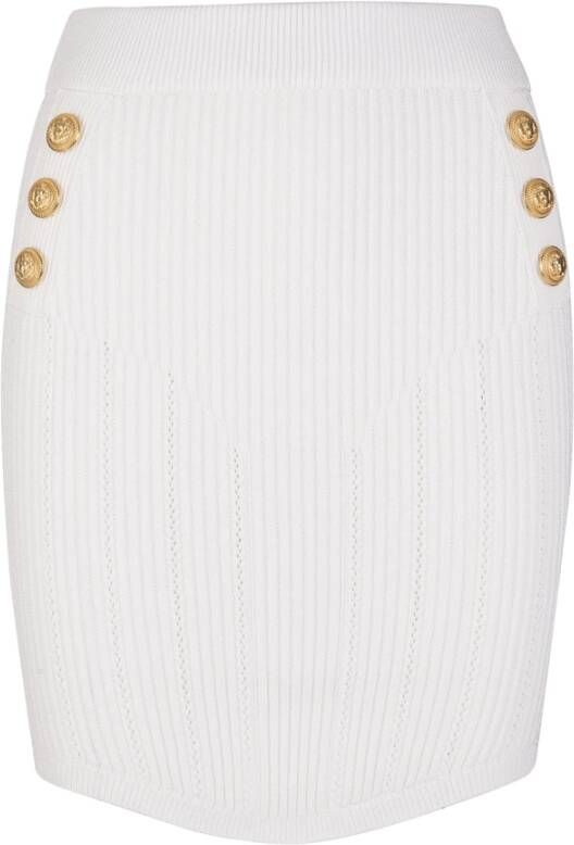Balmain Kokerrokken Wit Dames