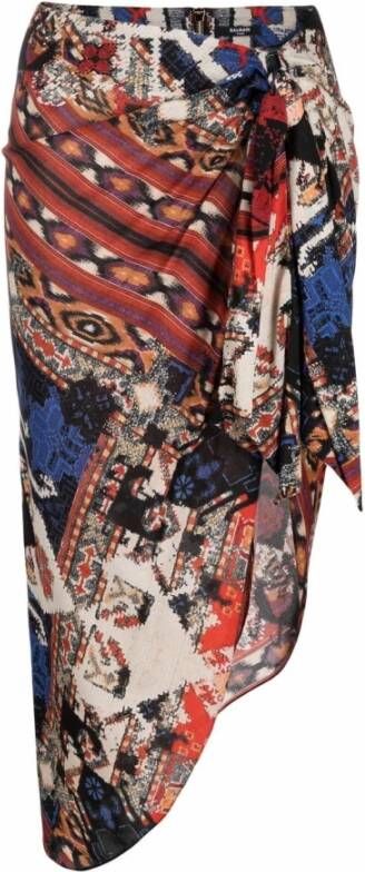 Balmain Midirokken Rood Dames