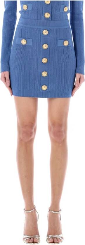 Balmain Skirts , Blauw, Dames