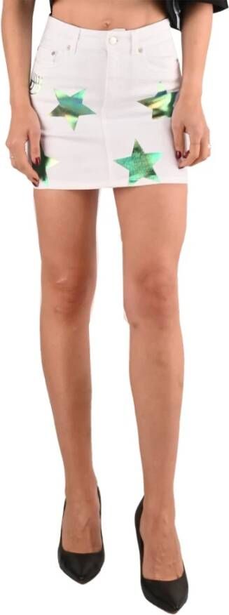 Chiara Ferragni Gonna 72Cbe801_Cdw25 003 Collection, Wit, Dames