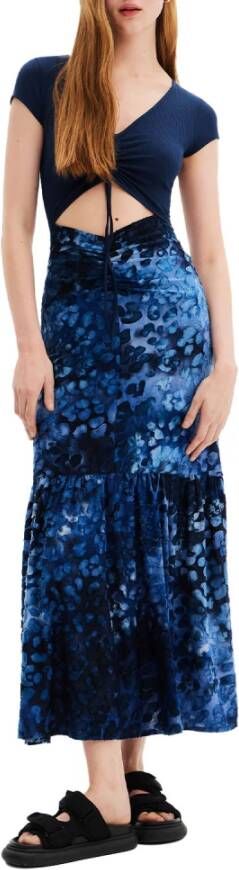 Desigual Maxi kleedjes Blauw Dames