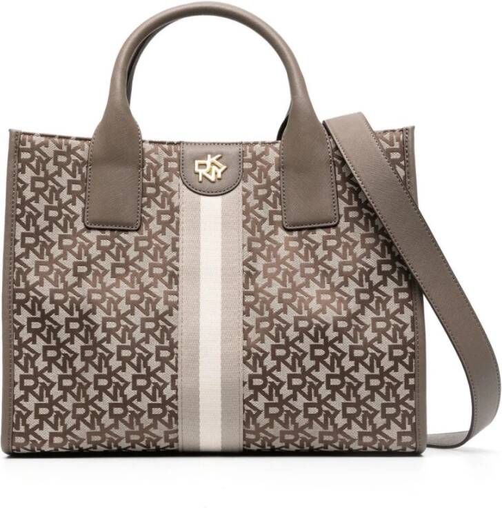 DKNY tassen .. Dove Gray , Beige, Dames