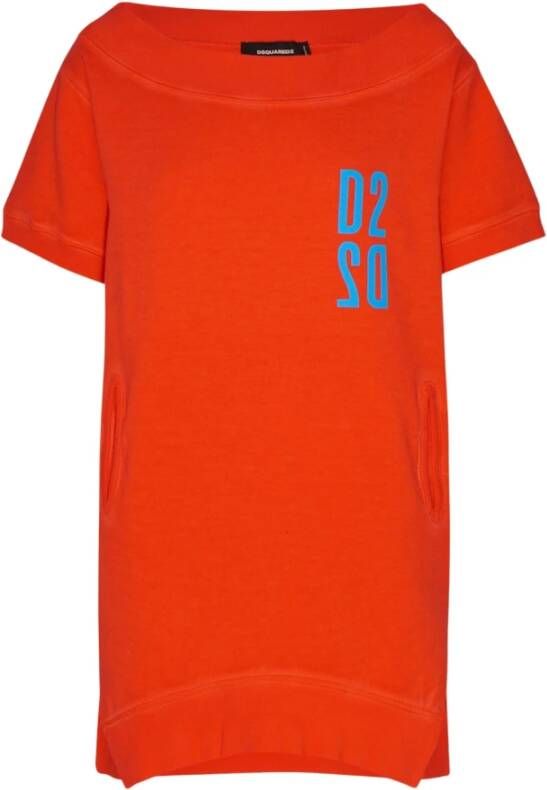 Dsquared2 Casual kleedjes Oranje Dames