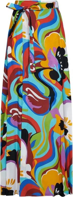 ETRO Women& Clothing Skirts Spotted Ss23 , Blauw, Dames