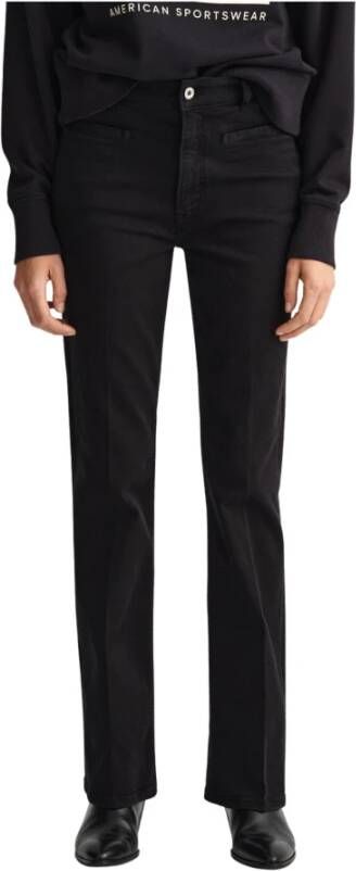 Gant Rechte jeans , Zwart, Dames