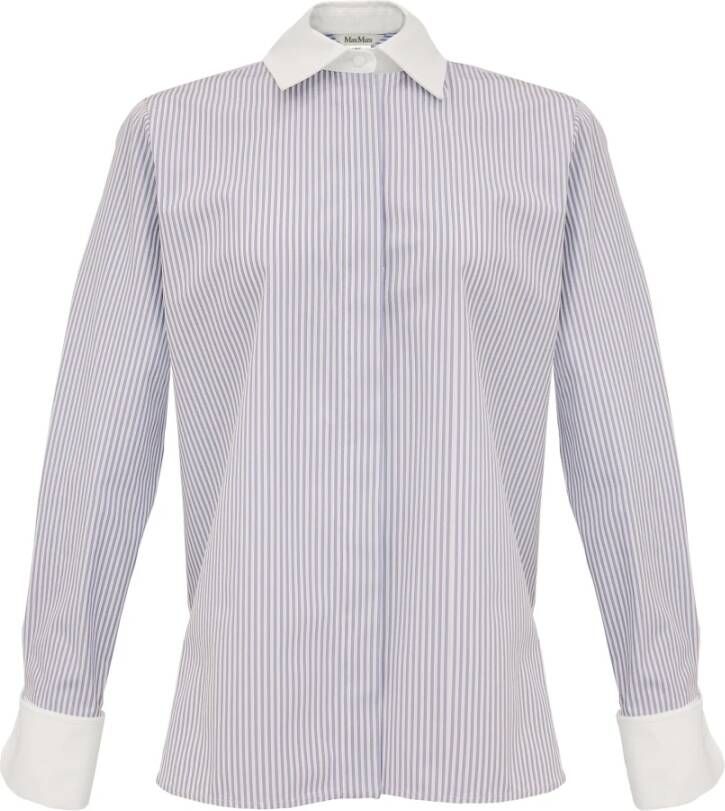 Max Mara Shirts , Blauw, Dames