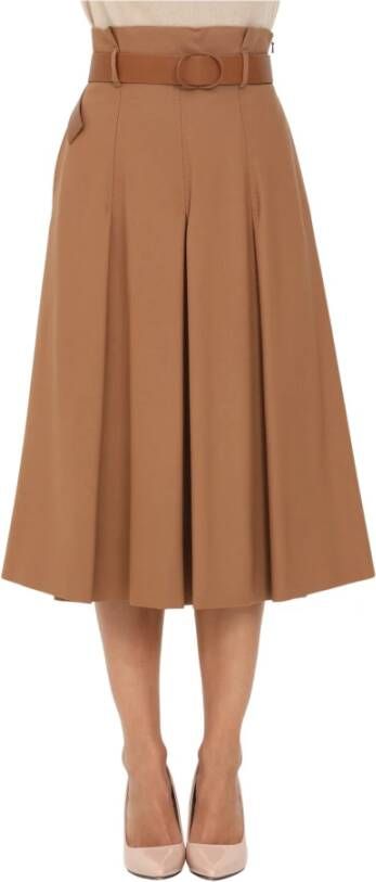 Max Mara Midirokken Bruin Dames