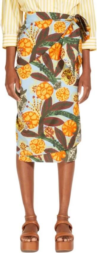 Max Mara Weekend Midi Skirts , Geel, Dames