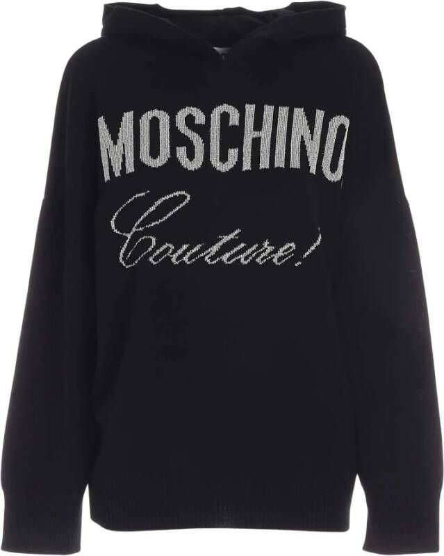 Moschino Hoodies & Sweatvesten Zwart Dames